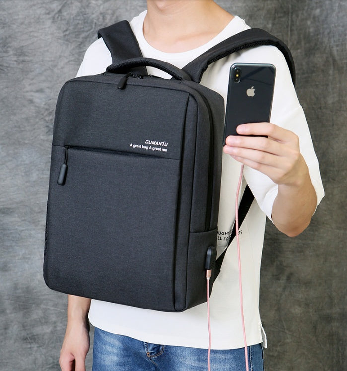 Web Based Waterproof and shockproof rechargeable backpack laptop bag