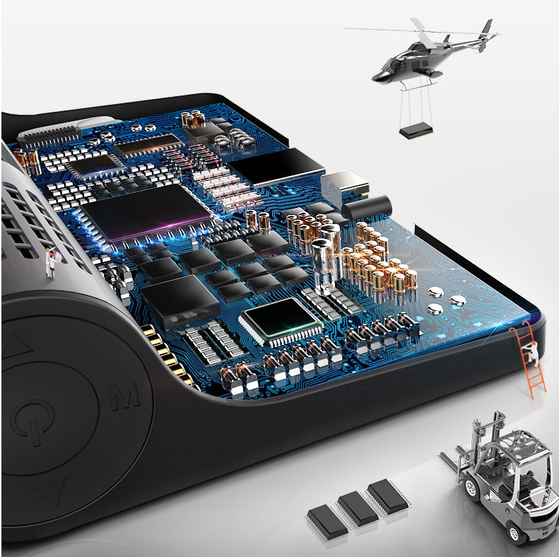Web Based 1080P High-definition Three-record Driving Recorder