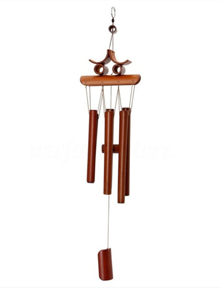 Web Based Garden Handmade Bamboo Wind Chimes, Furniture Decoration Crafts