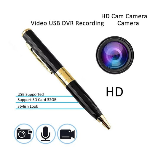 Web Based Pen Camera Cam Mini Hidden Pocket Audio Video Recorder DVR Security 1080P HD USA