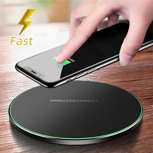 Web Based Wireless Charger For I-Phone Fast Wireless Charging Pad For Sam-sung High Speed