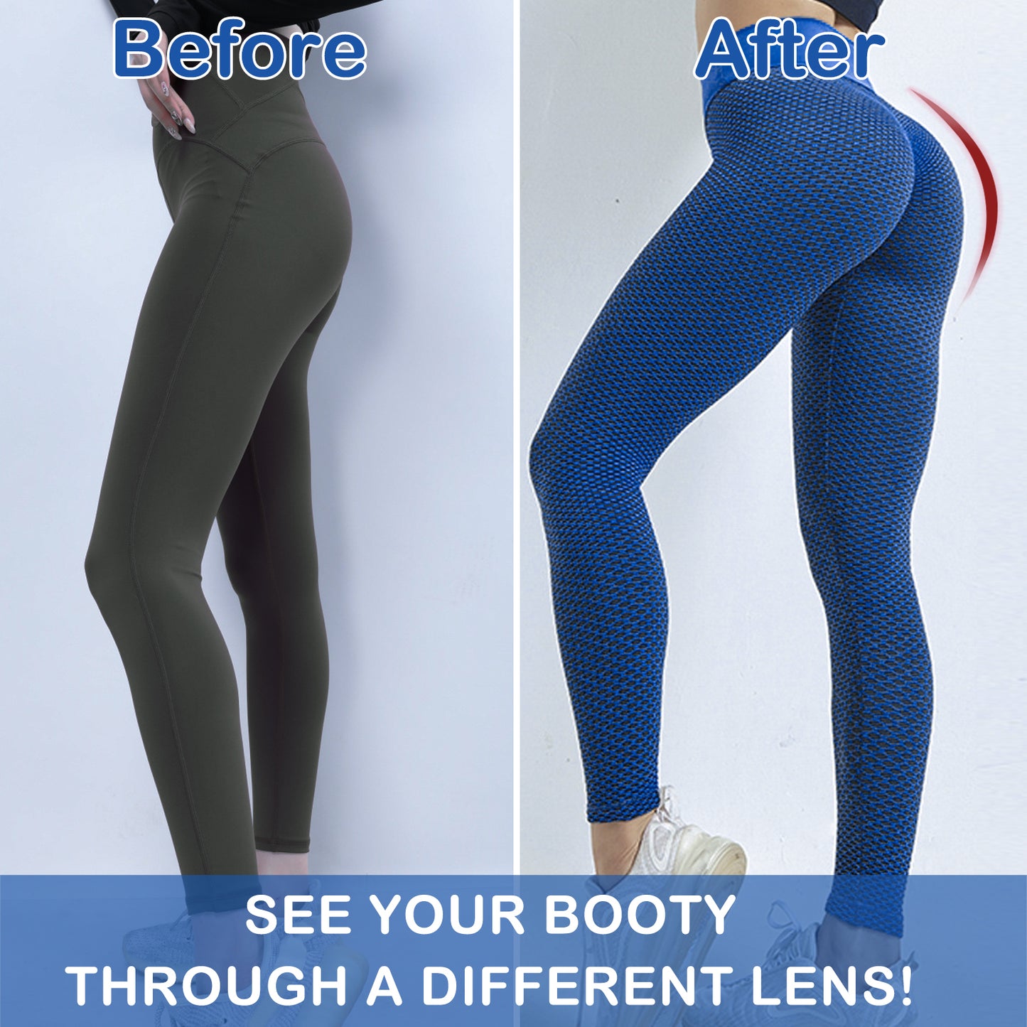 Web Based TIK Tok Leggings Women Butt Lifting Workout Tights Plus Size Sports High Waist Yoga Pants