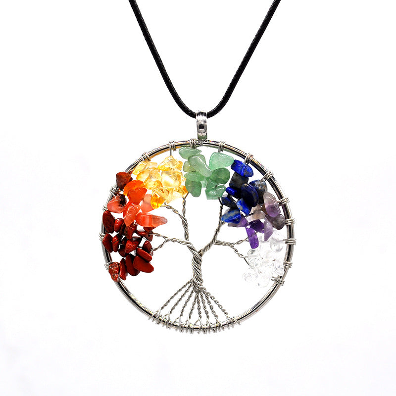 Web Based Kabala Life Tree necklace