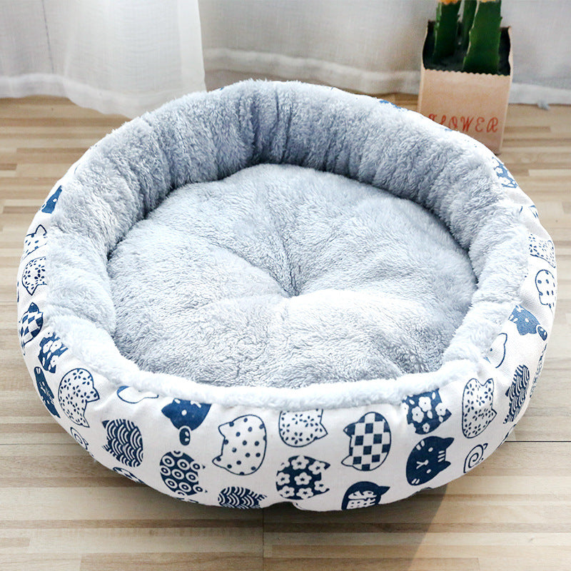 Web Based Dog And Cat Litter Padded With Round Cotton