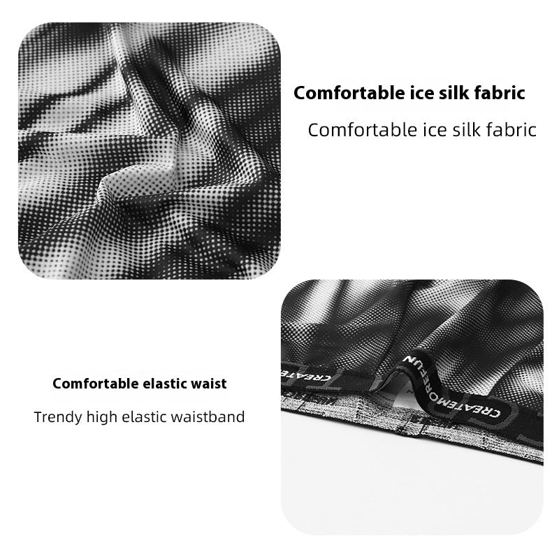Webbased Men's Underwear Plus-sized Skin-friendly Four-corner Us Size Plus Size Breathable