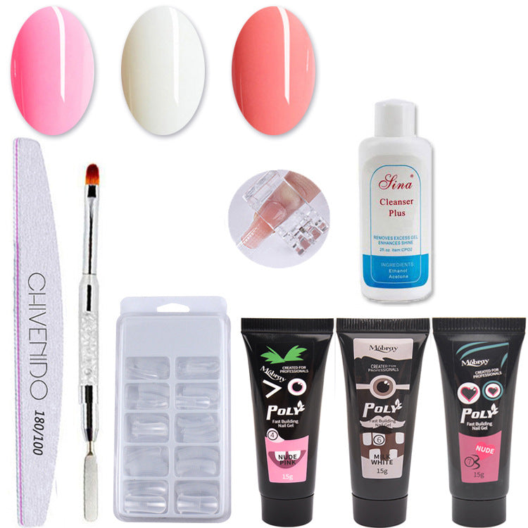 Web Based Nail Art Solid Extension Glue Set