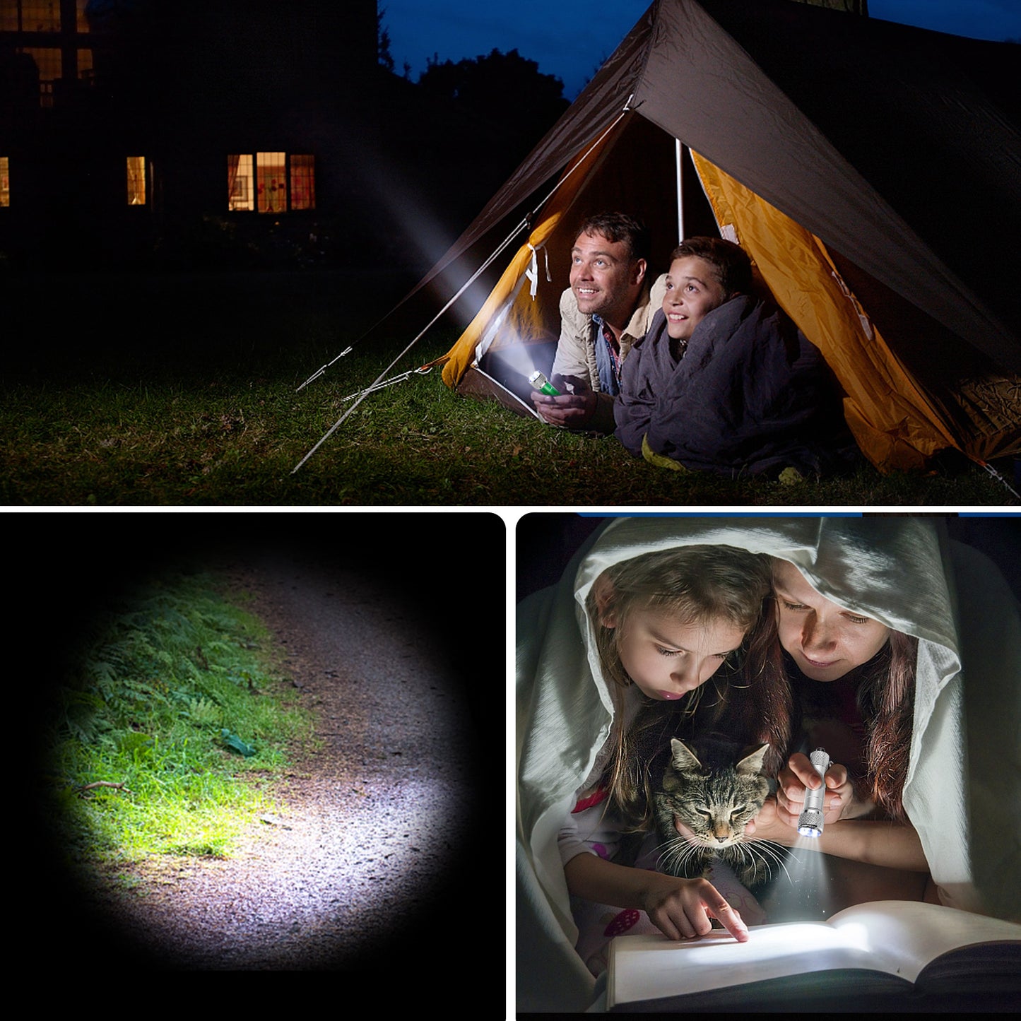 Web Based Mini Keychain Light Emergency Night Light Camping Flashlight Portable LED Torch Aluminum Keyring