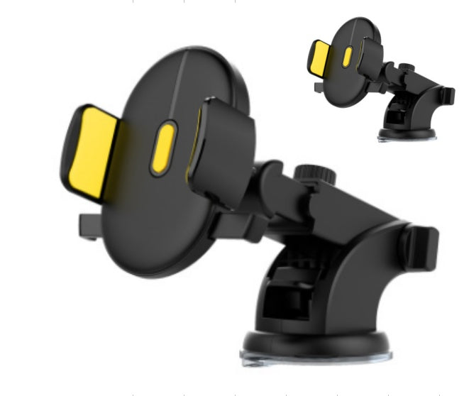 Web Based Car Phone Holder Long Rod Telescopic Car Dashboard Suction Cup Type