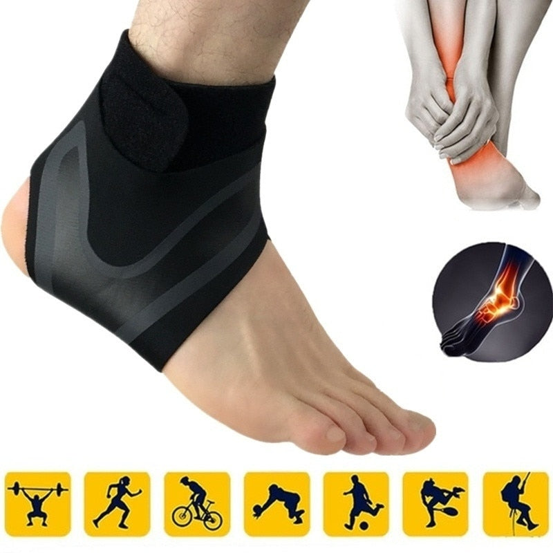 Web Based Ankle Support Brace Safety Running Basketball Sports Ankle Sleeves