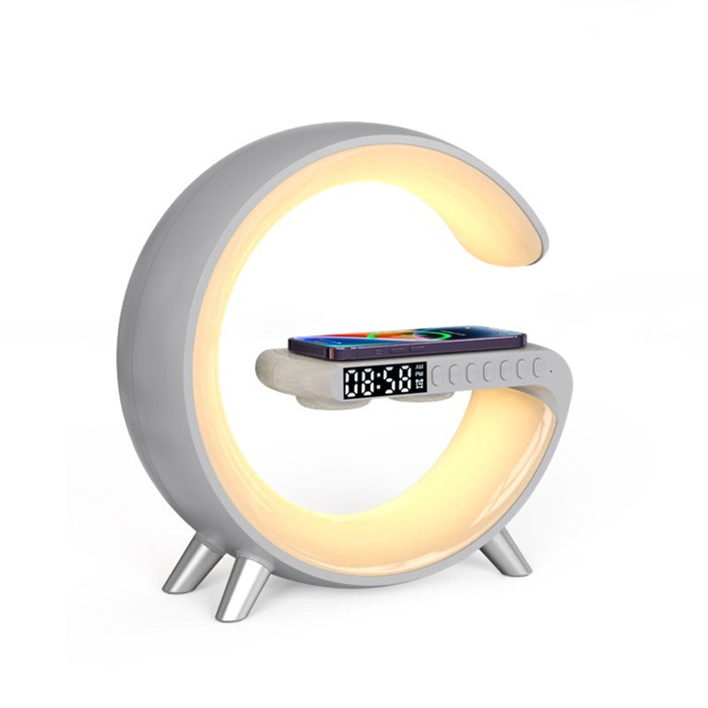 Web Based New Intelligent G Shaped LED Lamp Bluetooth Speake Wireless Charger Atmosphere Lamp App Control For Bedroom Home Decor