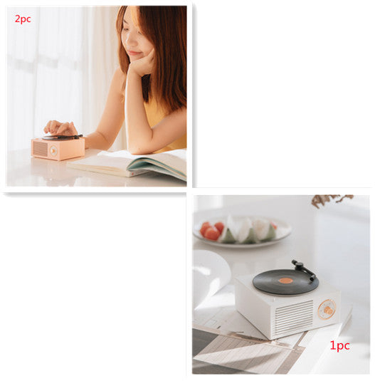 Web Based Wireless mini portable retro phonograph Bluetooth-compatible speaker