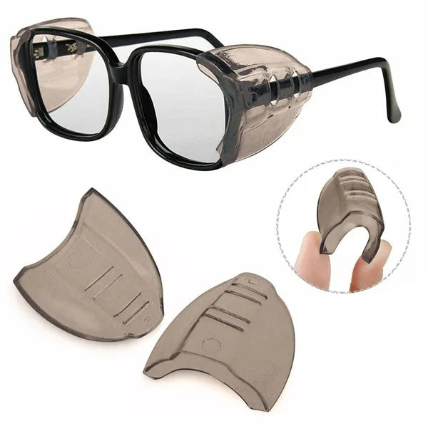 Webbased 2 Pairs Side  For Eye Glasses Slip On Safety Glasses Shield Universal US