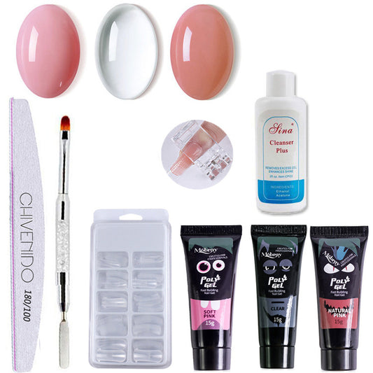 Web Based Nail Art Solid Extension Glue Set