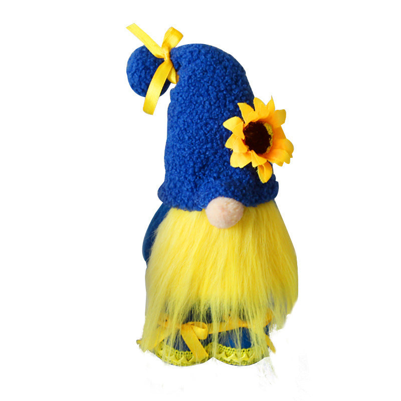 Web Based Bee Festival Flower Butterfly Long Legs Faceless Doll
