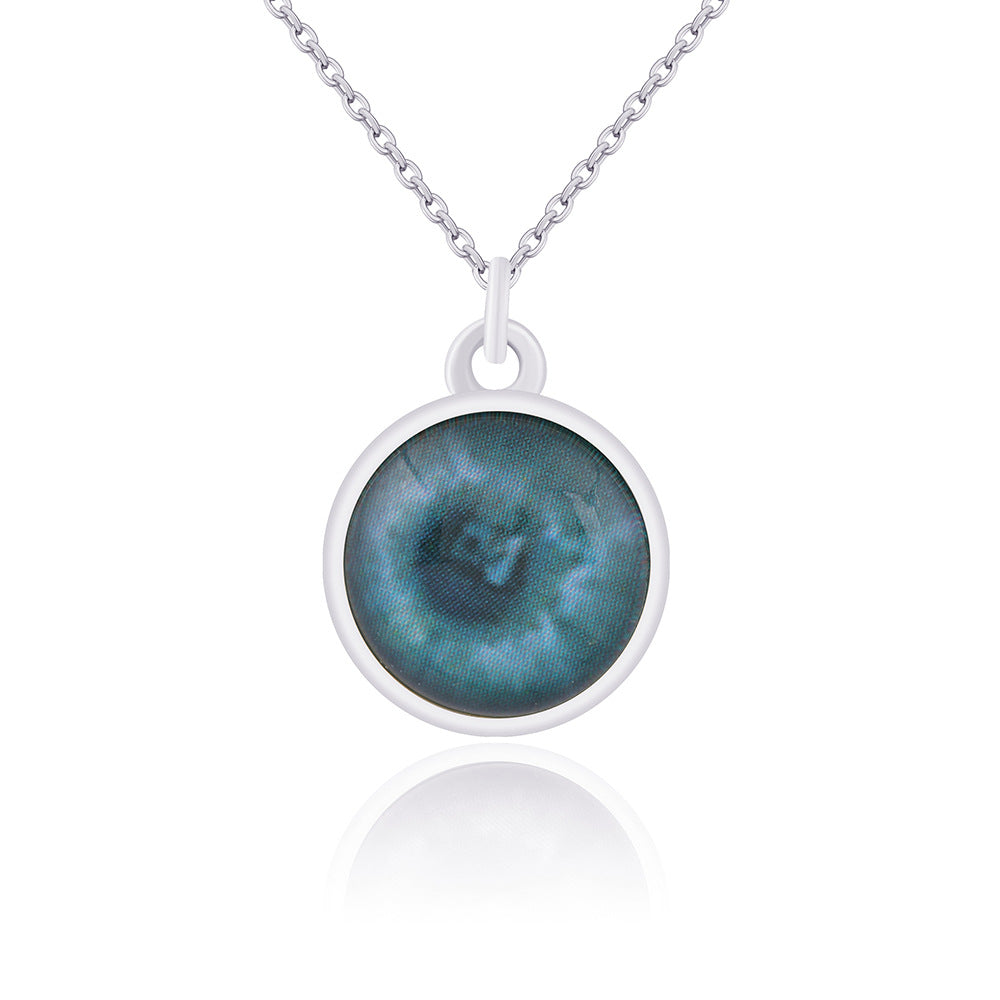 Web Based Custom Iris Necklace Add Eye Photo As A Unique Gift For Loved Ones