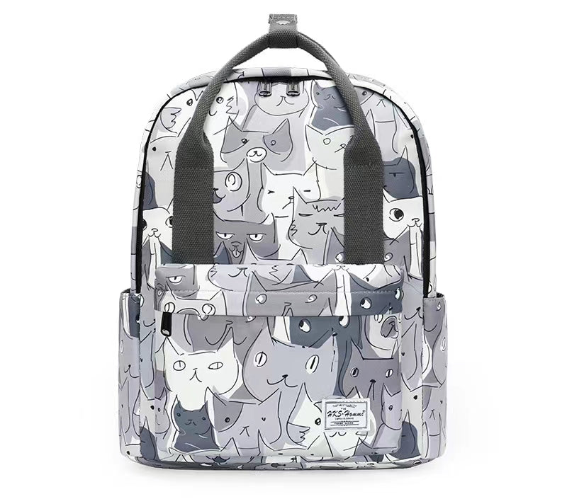 Web Based Printed Hand-carrying Female College High School Student Computer Large Capacity Travel Bag