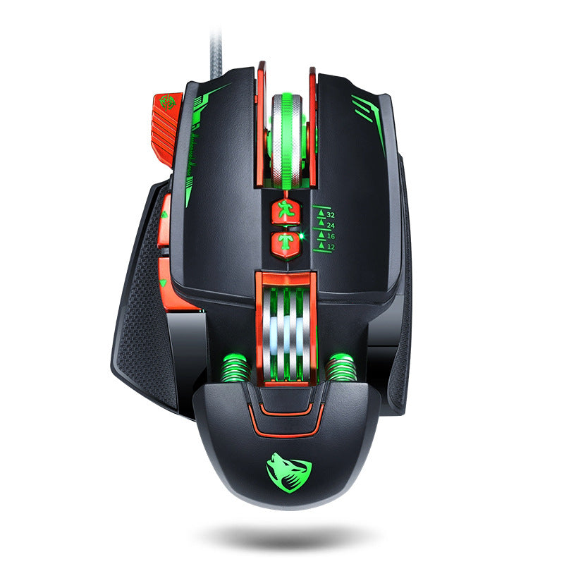Web Based Thunder Wolf V9 gaming mouse gaming machine