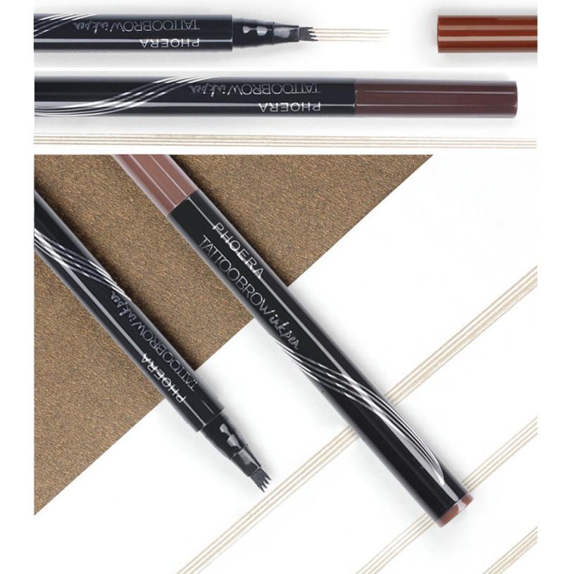 Web Based New Long Lasting Ultra-Fine Four-Comb Eyebrow Pencil