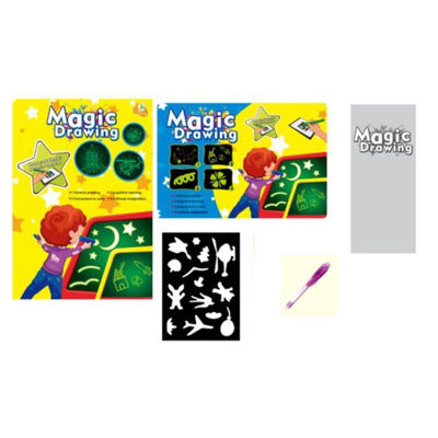 Web Based Educational Toy Drawing Pad 3D Magic 8 Light Effects Puzzle Board Sketchpad