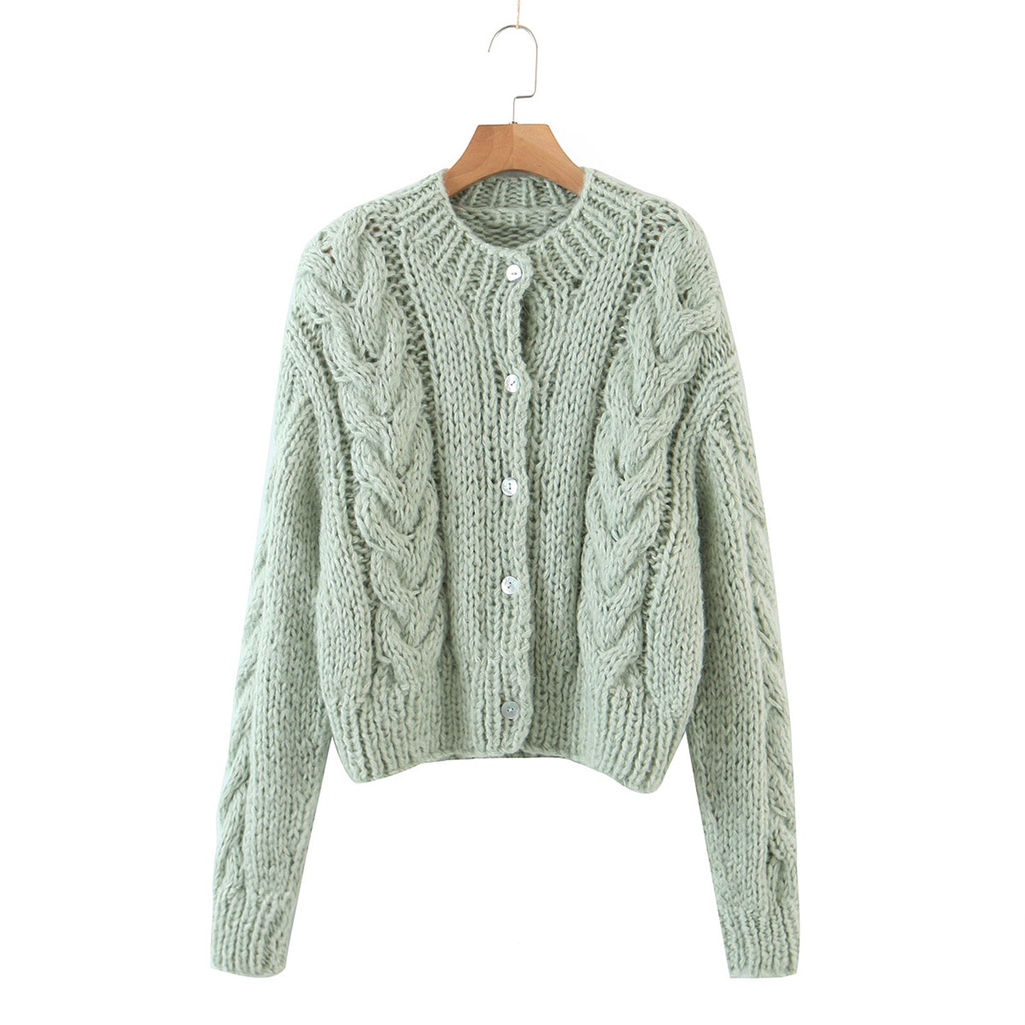 Web Based Knitted Sweater Women's Mohair Wool Loose Cardigan Jacket, Knit Top, Handmade Clothing, Gift For Women, Hand-knit Outfit