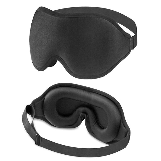 Web BasedTravel 3D Eye Mask Sleep Soft Padded Shade Cover Rest Relax Sleeping Blindfold