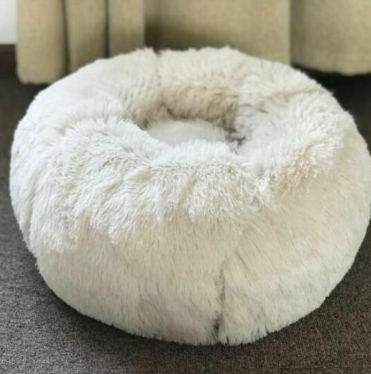 Web Based Dog Beds For Small Dogs Round Plush Cat Litter Kennel Pet Nest Mat Puppy Beds