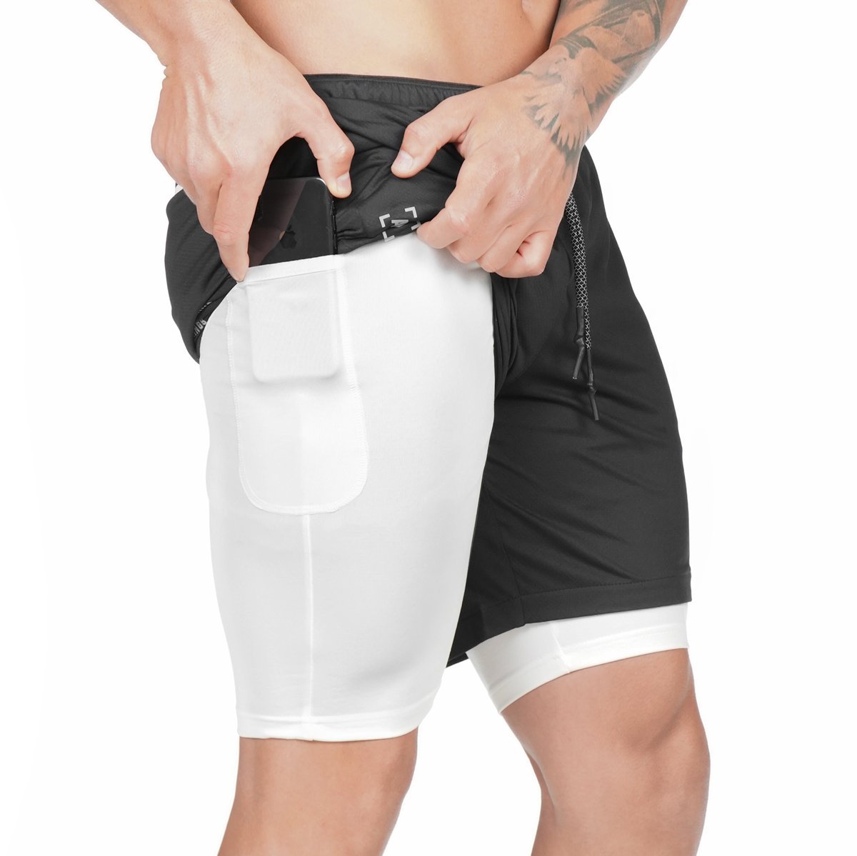 W eb Based Pocket Compression Shorts