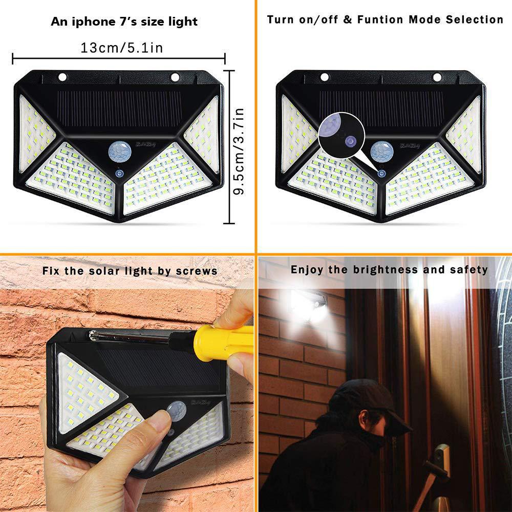 Wwb Based LED Solar Wall Light