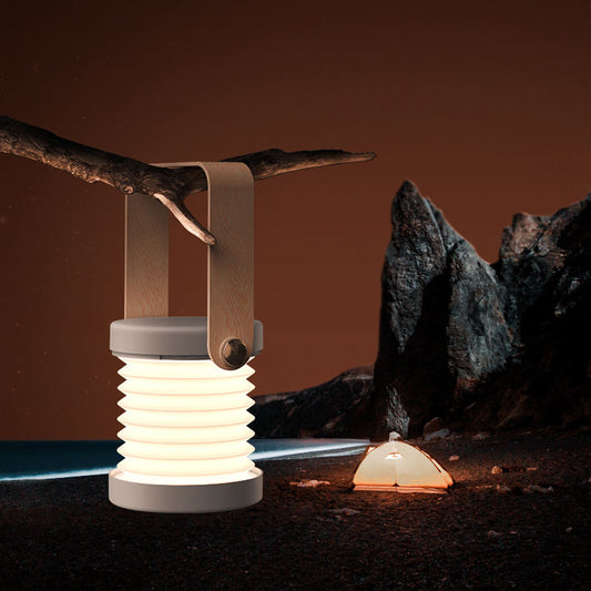 Web Based Foldable Touch Dimmable Reading LED Night Light Portable Lantern Lamp USB Rechargeable For Home Decor