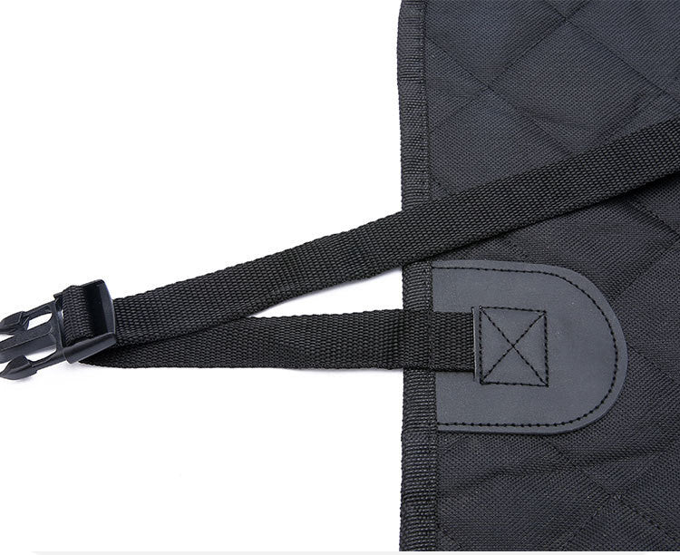 Web Based Dog Car Seat Cover View Mesh Pet Carrier Hammock Safety Protector Car Rear Back Seat Mat With Zipper And Pocket For Travel