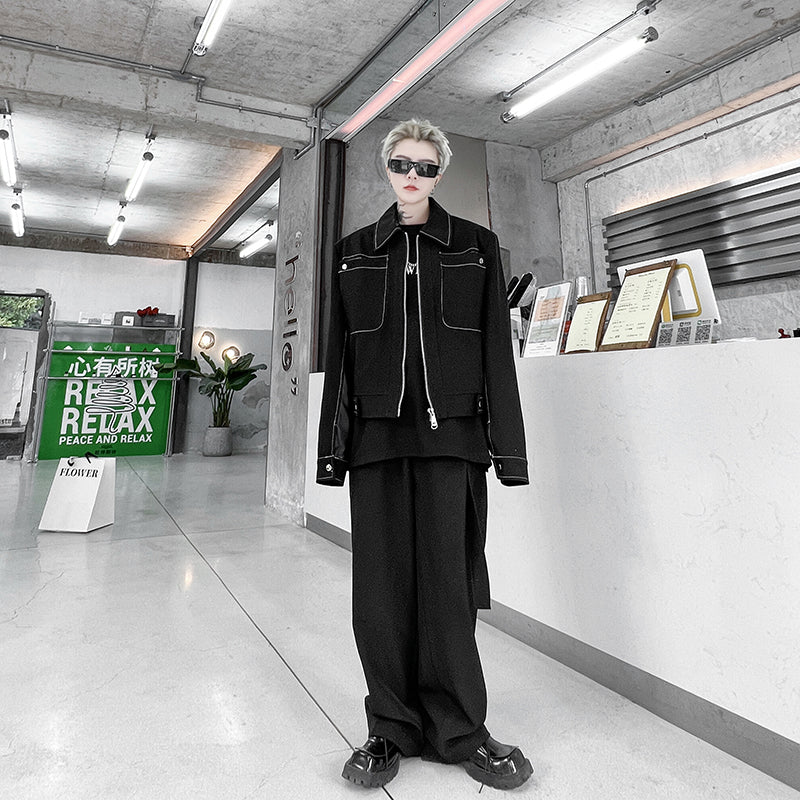 Web Based High-end Design Jacket Men's Personality