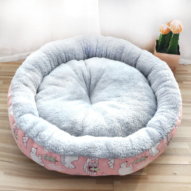 Web Based Dog And Cat Litter Padded With Round Cotton