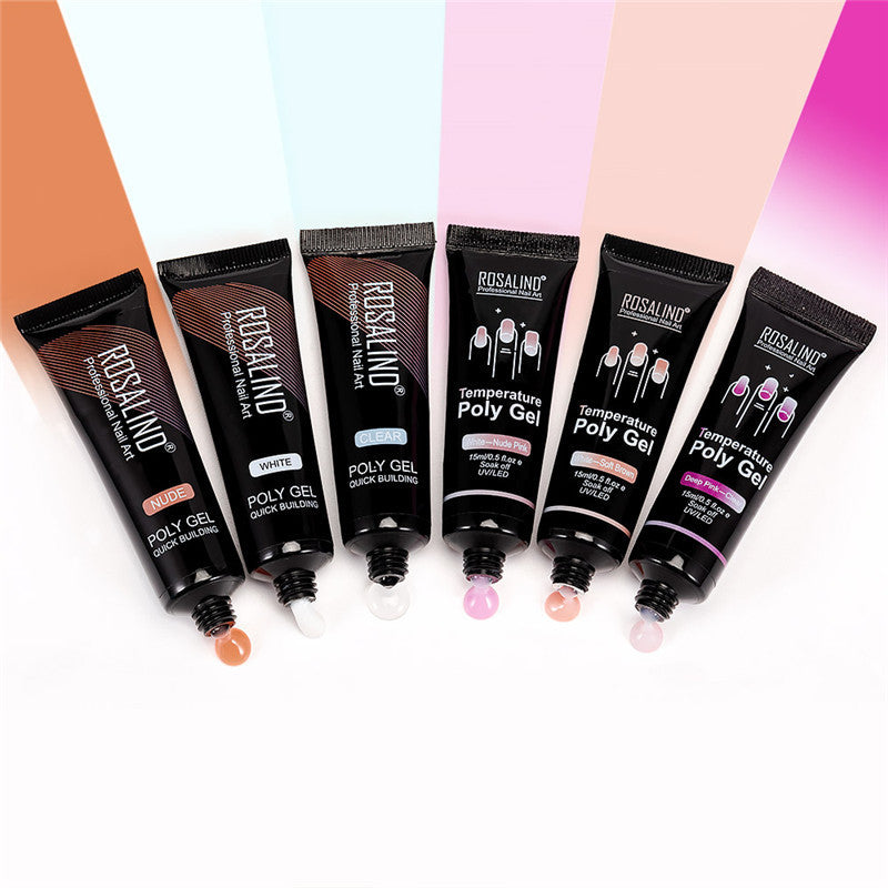 Web Based Multi-color mixed nail solid model glue