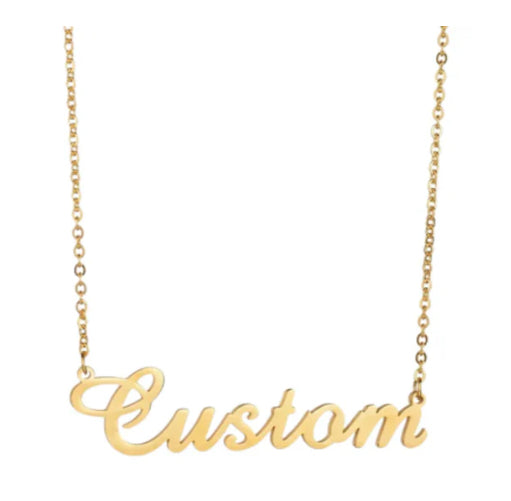 Web Based Stainless Steel Customized Various Sign Name Necklace Custom Butterfly Heart Nameplate For Women Girls Christmas Gift