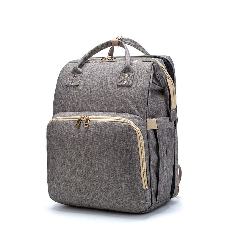 Web Based USB Charging Version Mommy Bed Backpack Folding Large Capacity Multi-function