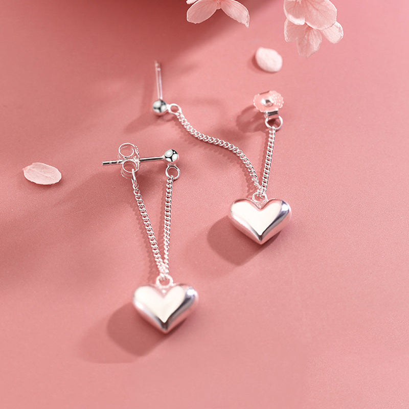Web Based Retro Fashion Elegance Stud Earrings Back Hanging Earrings