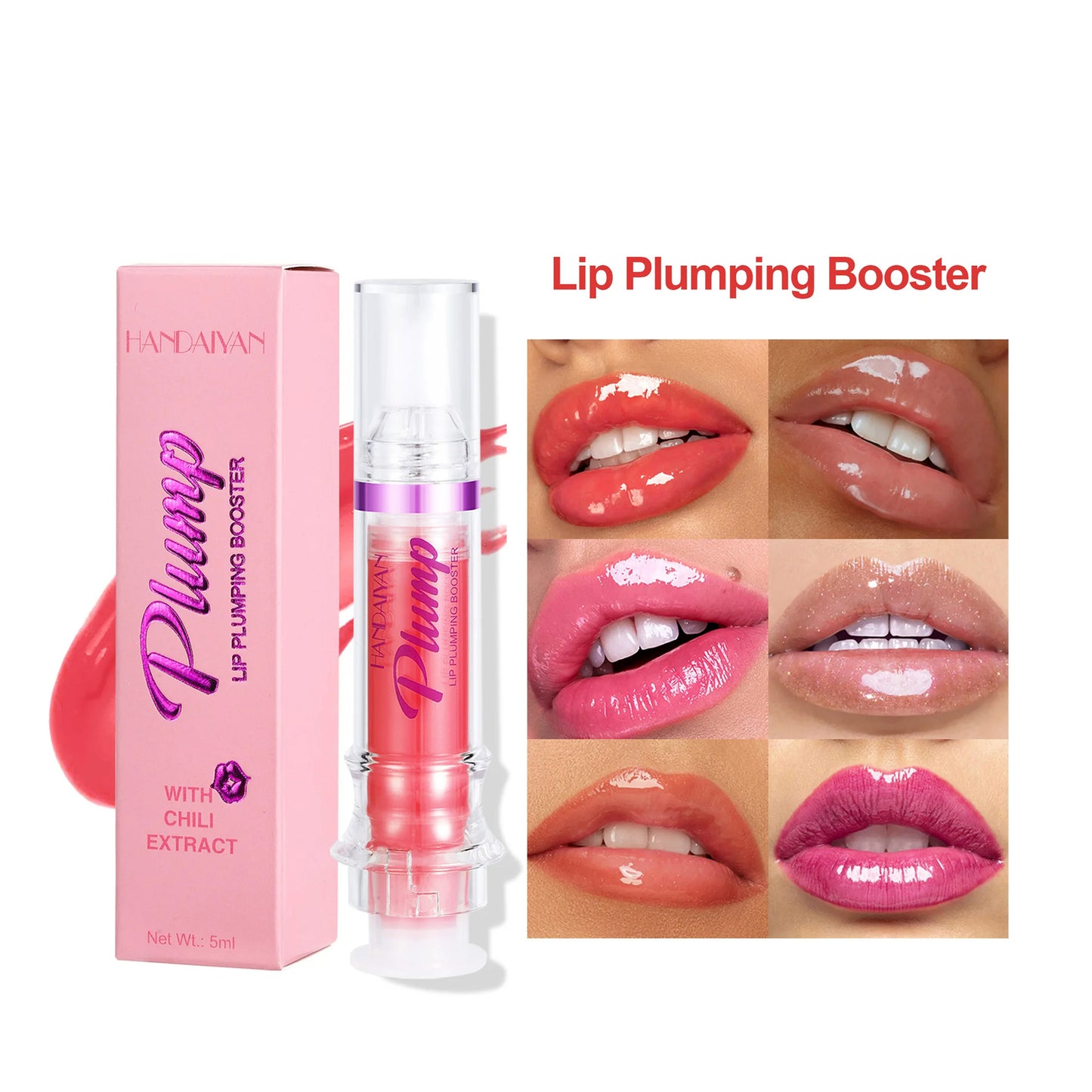 Web Based New Tube Lip Rich Lip Color Slightly Spicy Lip Honey Lip Glass Mirror Face Lip Mirror Liquid Lipstick