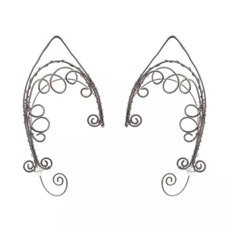 Web Based European And American Retro Pure Handmade Elf Ear Clips