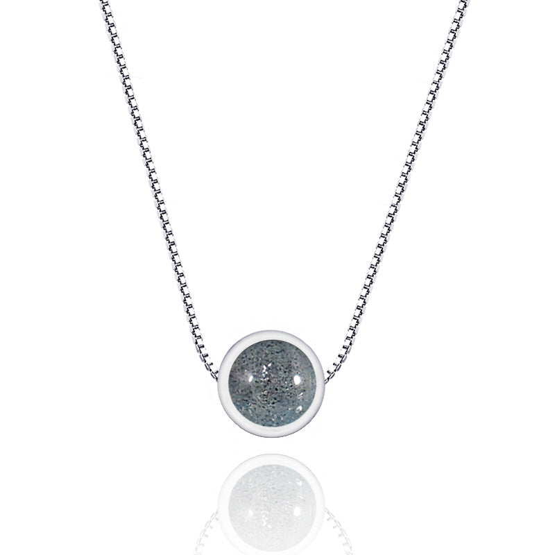Web Based 925 Sterling Silver Strawberry Quartz Necklace