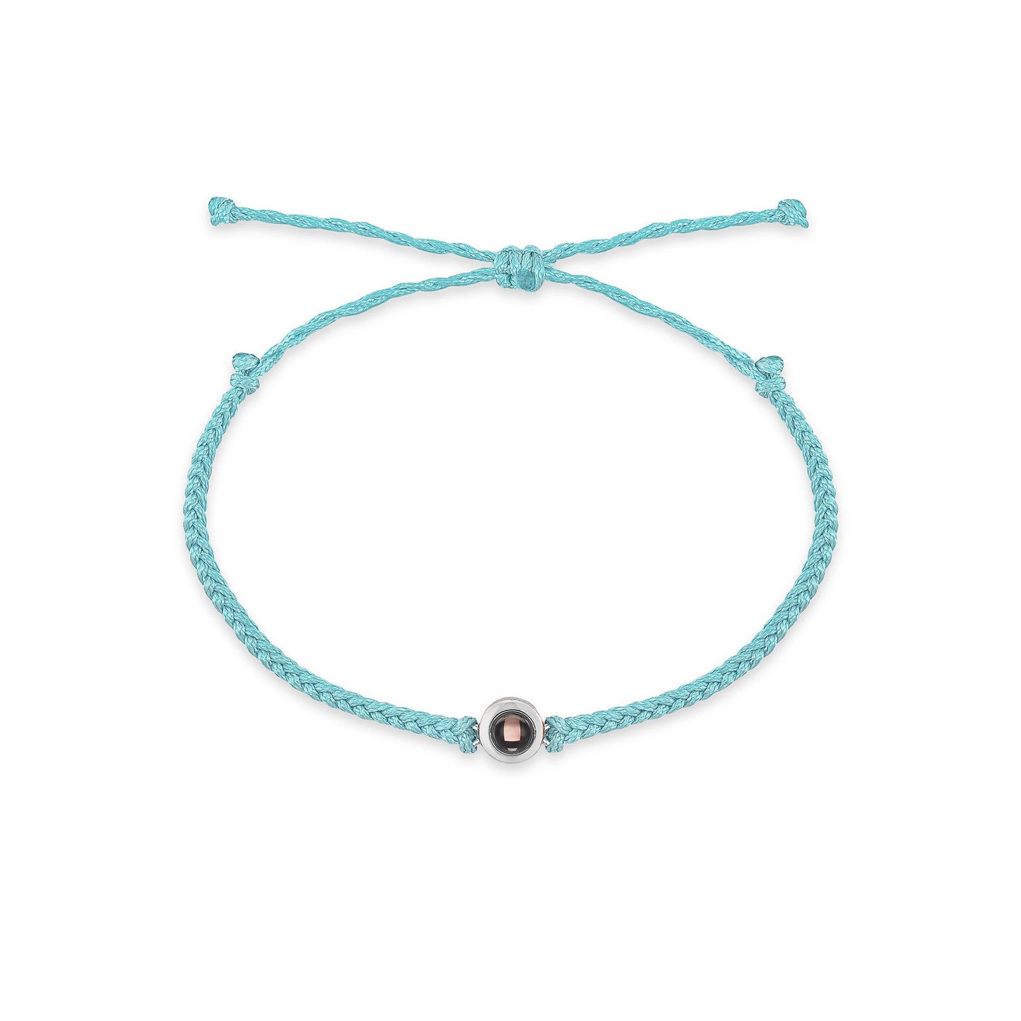 Web Based Creative Customized Color Photo Projection Bracelet Hand Woven Lovers Personality Jewelry For Men And Women Valentine's Day Gift
