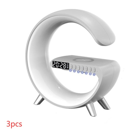 Web Based New Intelligent G Shaped LED Lamp Bluetooth Speake Wireless Charger Atmosphere Lamp App Control For Bedroom Home Decor