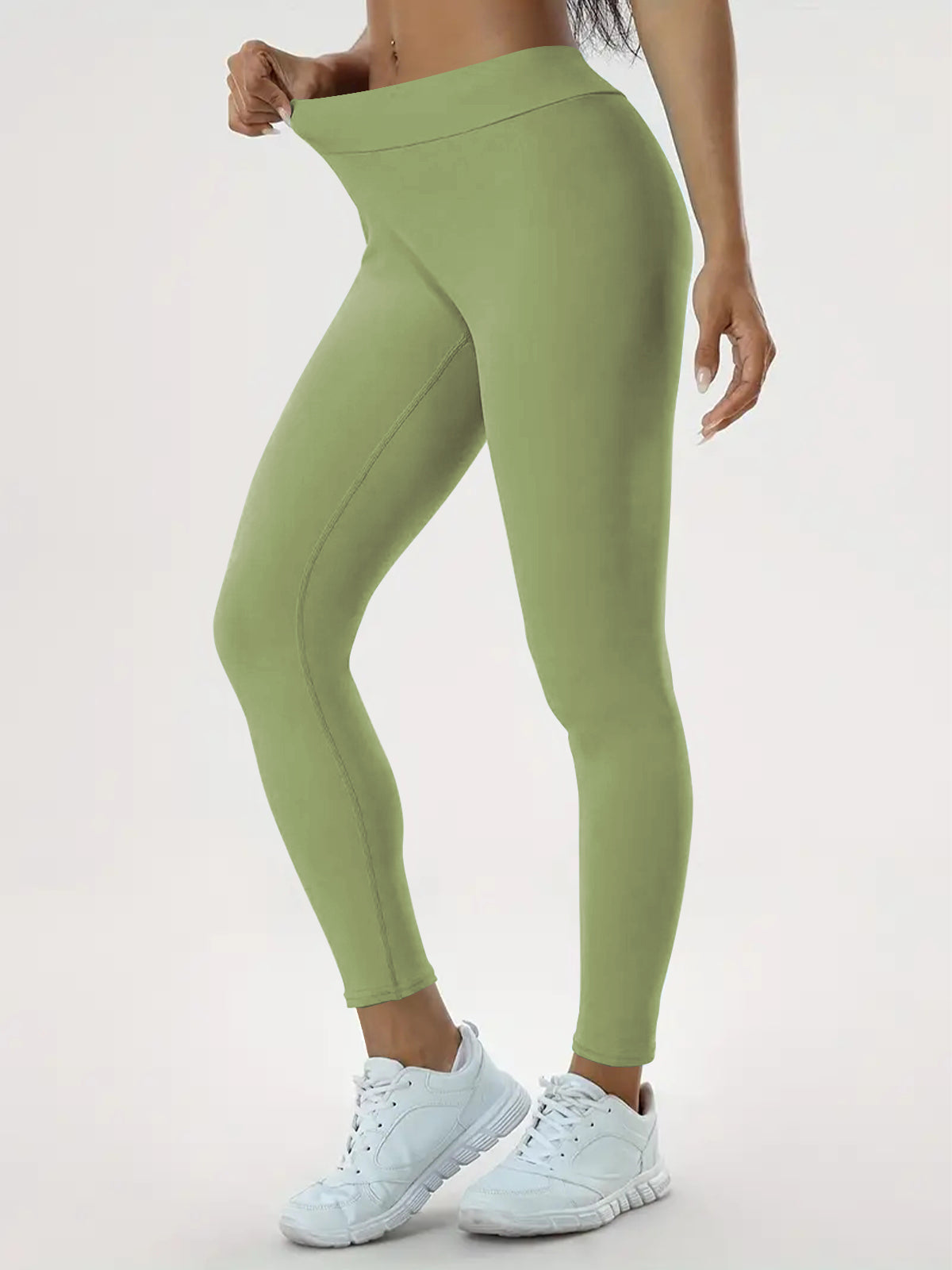 Web Based Women's Yoga Pants High Waist Lift High Elastic Tight Fitness Trousers