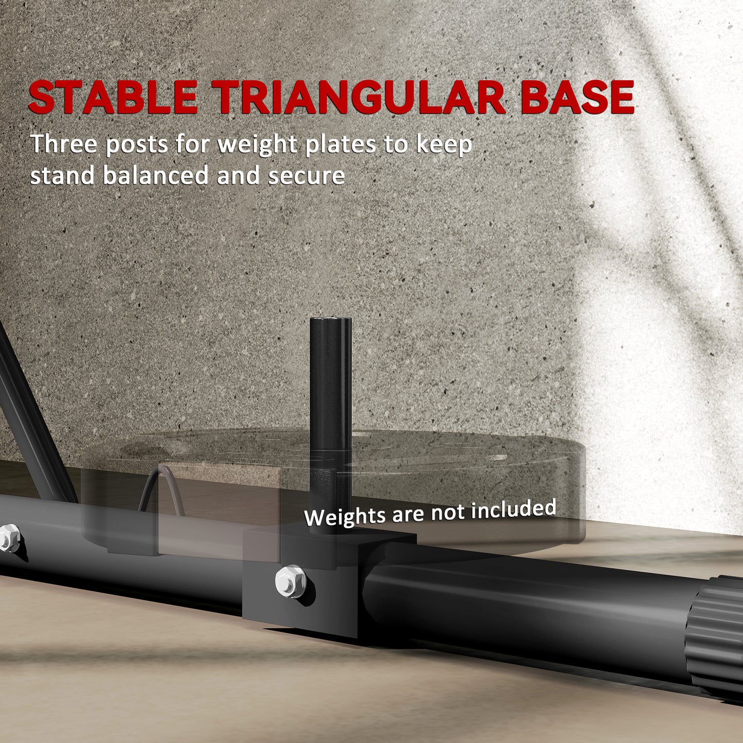 Web Based Foldable Punch Bag Stand, Height Adjustable Heavy Bag Stand with Weighted Base, Free Standing for Home Gym, Stand Only