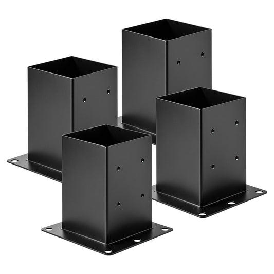 Web Based 4 Pack 6x6 P4 Pack 6x6 Post Base Brackets Inner Size 5.6x5.6 Inch Wood Fence Post Anchorost Base Brackets Inner Size 5.6x5.6 Inch Wood Fence Post Anchor