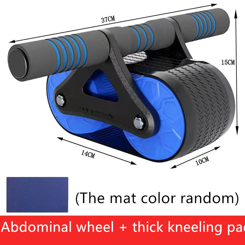 Webbased Double Wheel Abdominal Exerciser Women Men Automatic Rebound Ab Wheel Roller Waist Trainer Gym Sports Home Exercise Devices