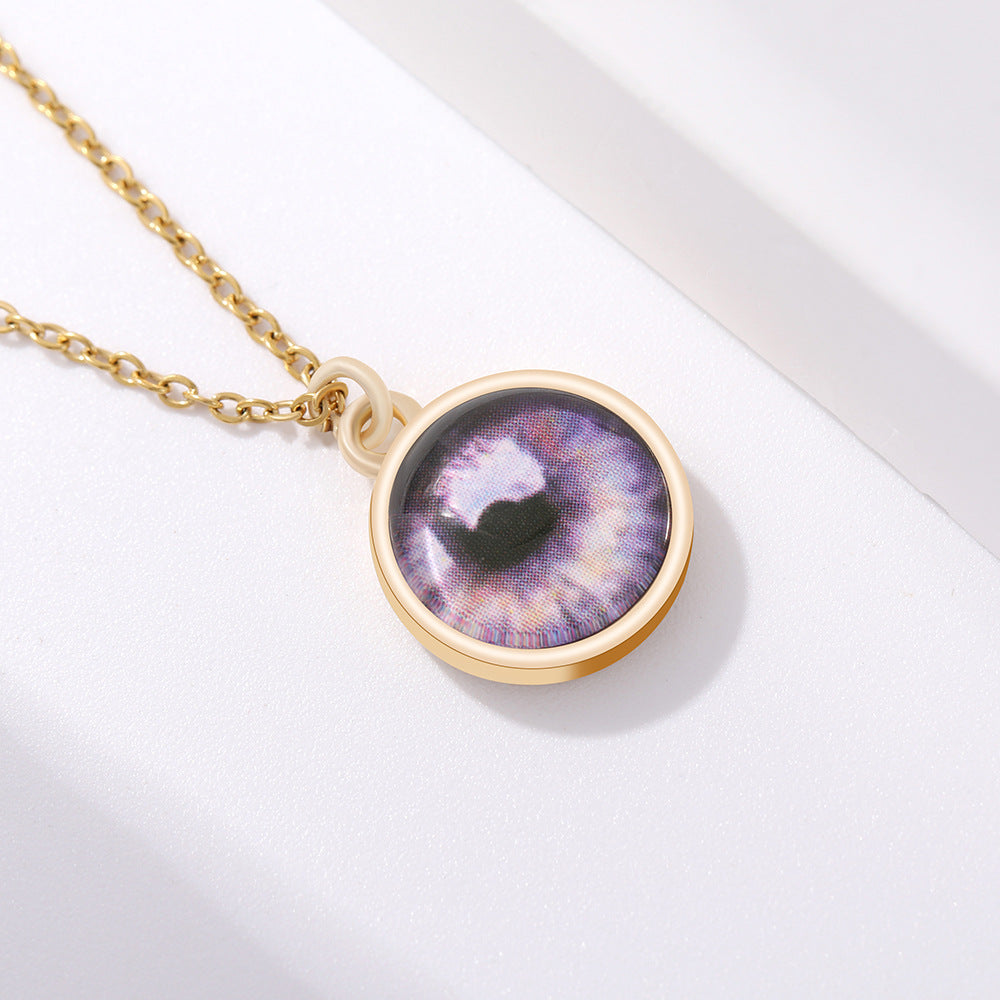 Web Based Custom Iris Necklace Add Eye Photo As A Unique Gift For Loved Ones