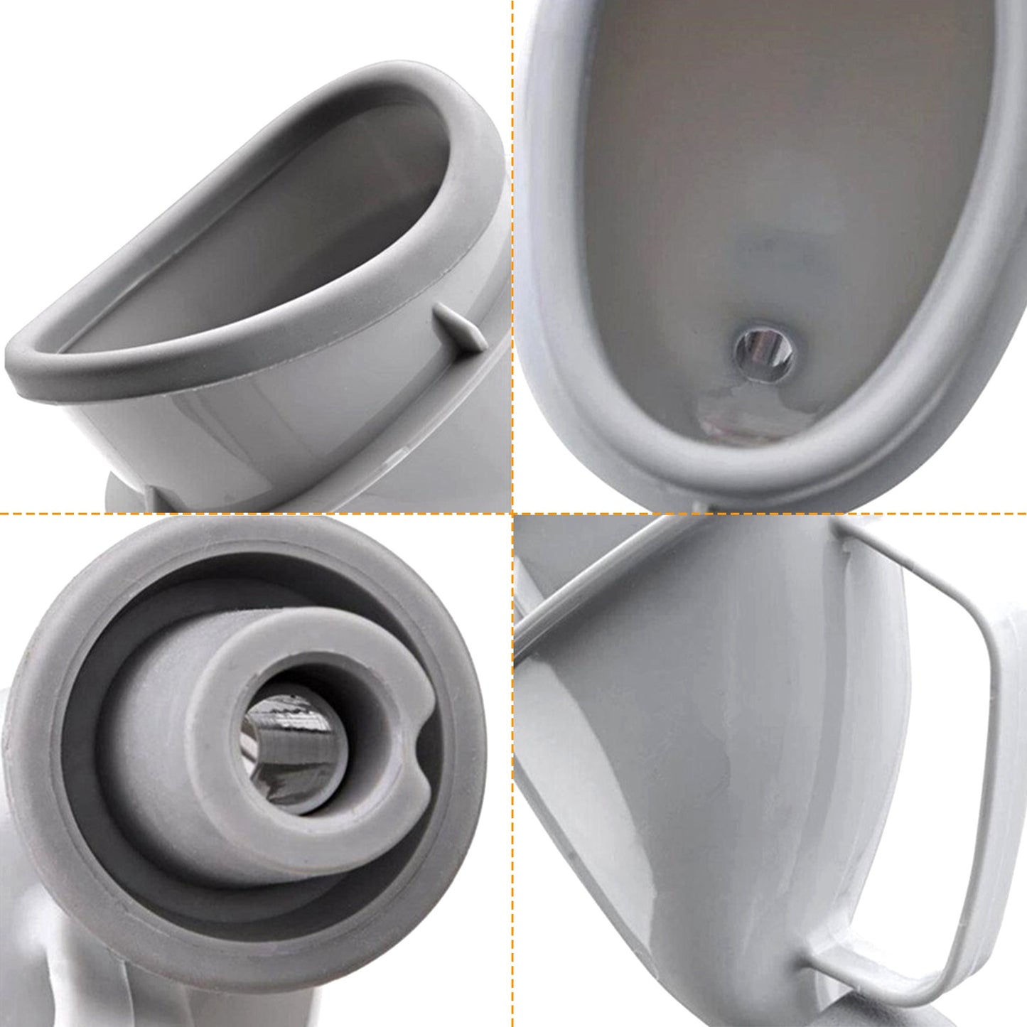 Web Based Unisex Potty Pee Funnel Emergency Urinal Device Portable Male Female Toilet For Car Camping Travel Outdoor