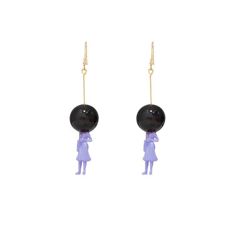 Web Based Girls Niche Hipster Funny Creative Cute Earrings