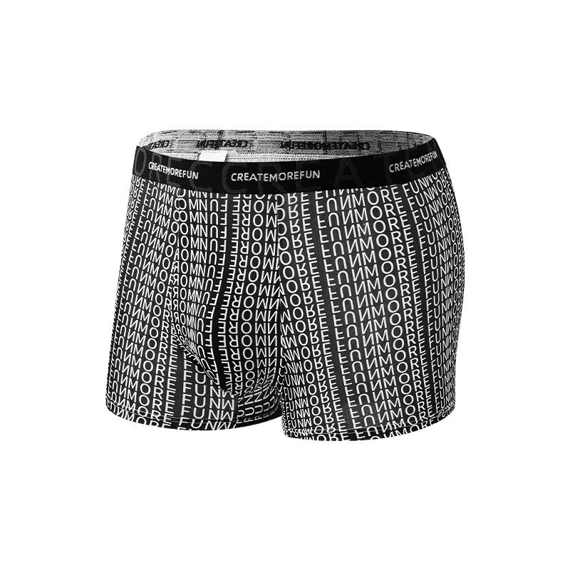 Webbased Men's Underwear Plus-sized Skin-friendly Four-corner Us Size Plus Size Breathable