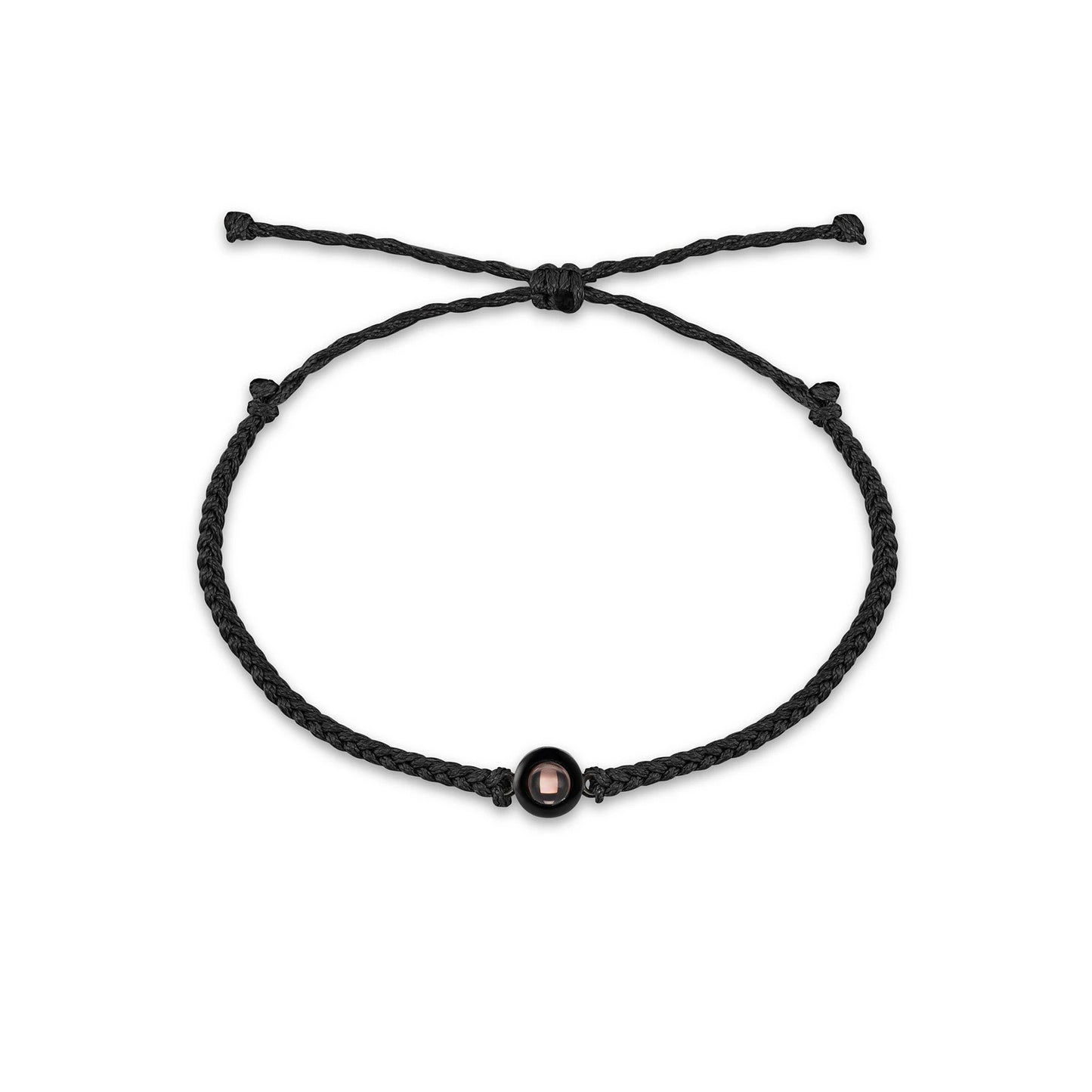 Web Based Projection Bracelets Circle Photo Bracelet Customized Colorful Woven Projection Bracelet Adjustable